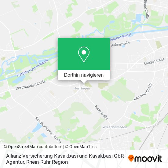 Allianz Versicherung Kavakbasi und Kavakbasi GbR Agentur Karte
