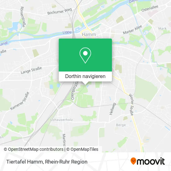 Tiertafel Hamm Karte