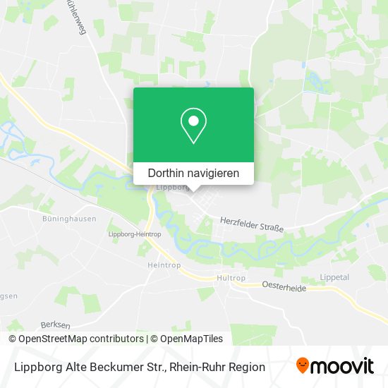 Lippborg Alte Beckumer Str. Karte