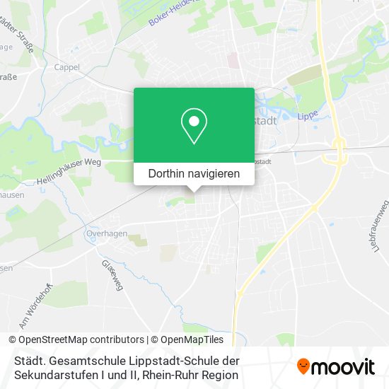 Städt. Gesamtschule Lippstadt-Schule der Sekundarstufen I und II Karte