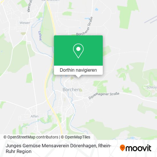Junges Gemüse Mensaverein Dörenhagen Karte