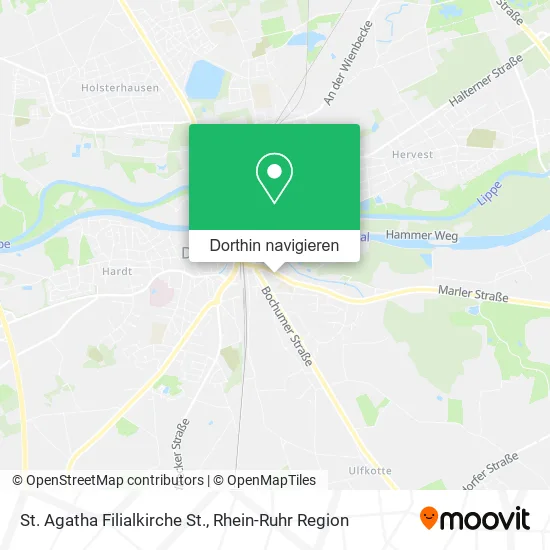 St. Agatha Filialkirche St. Karte