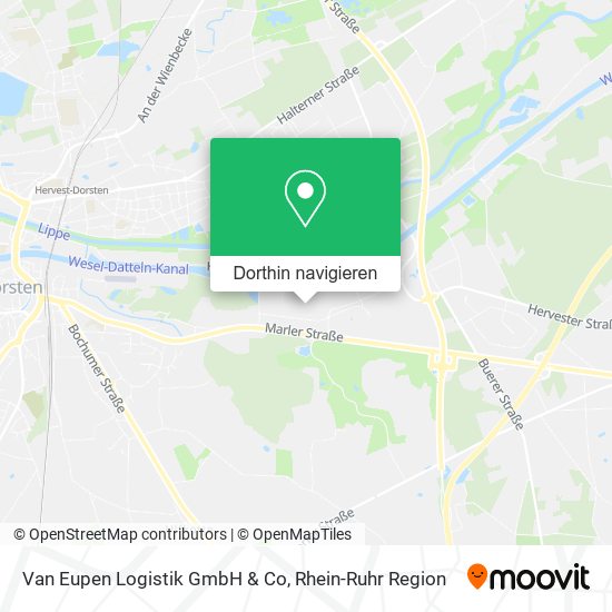 Van Eupen Logistik GmbH & Co Karte