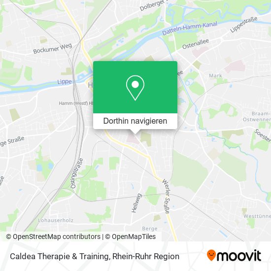 Caldea Therapie & Training Karte