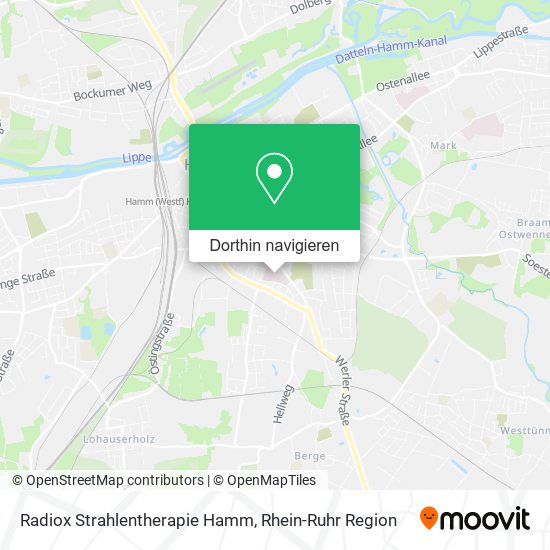 Radiox Strahlentherapie Hamm Karte