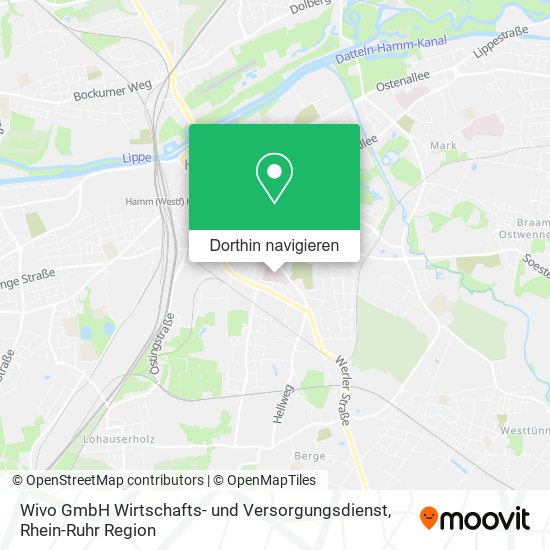 Wivo GmbH Wirtschafts- und Versorgungsdienst Karte