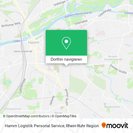 Hamm Logistik Personal Service Karte