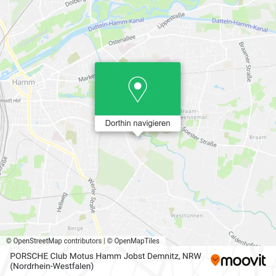 PORSCHE Club Motus Hamm Jobst Demnitz Karte