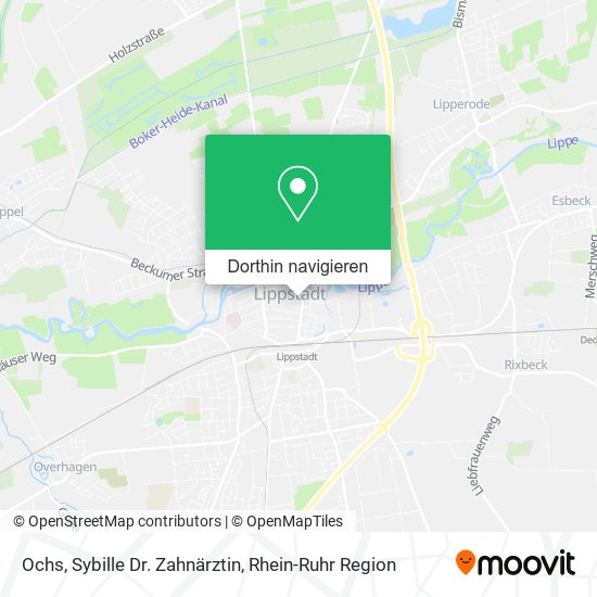 Ochs, Sybille Dr. Zahnärztin Karte