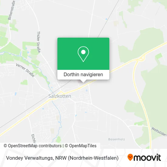 Vondey Verwaltungs Karte