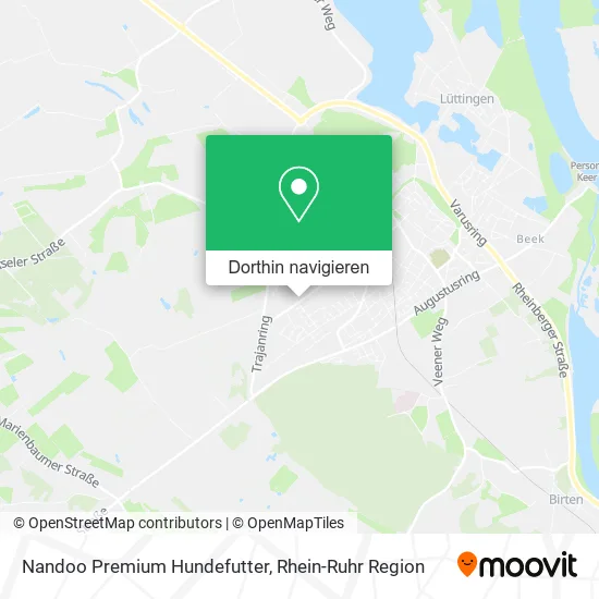 Nandoo Premium Hundefutter Karte