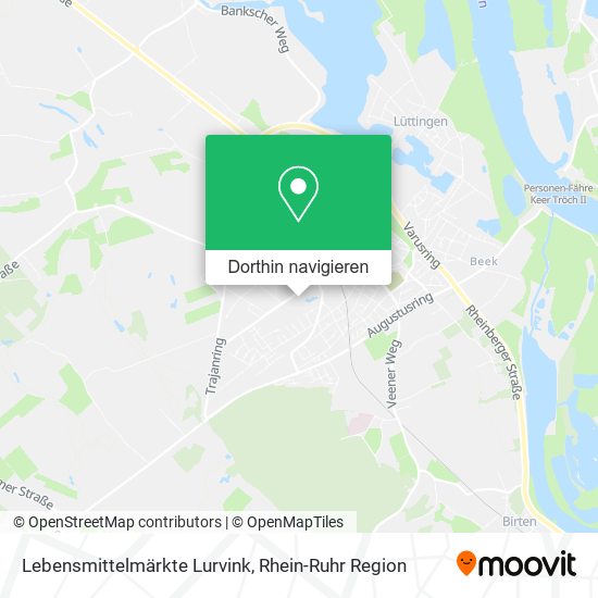 Lebensmittelmärkte Lurvink Karte