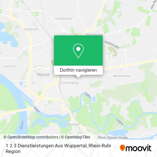 1 2 3 Dienstleistungen Aus Wuppertal Karte