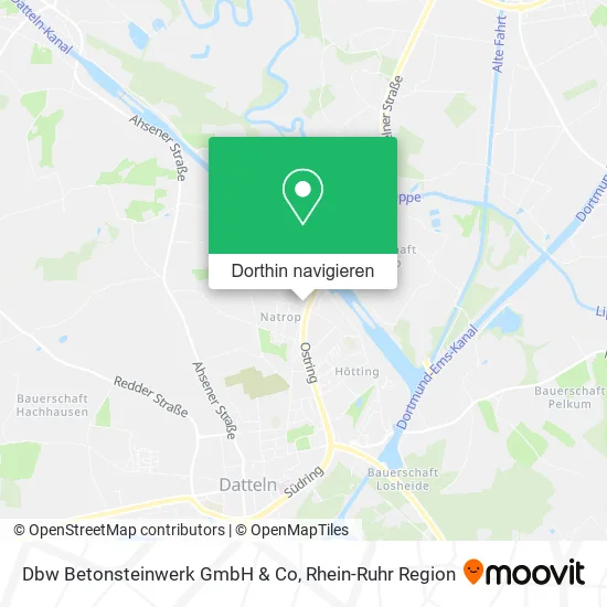 Dbw Betonsteinwerk GmbH & Co Karte