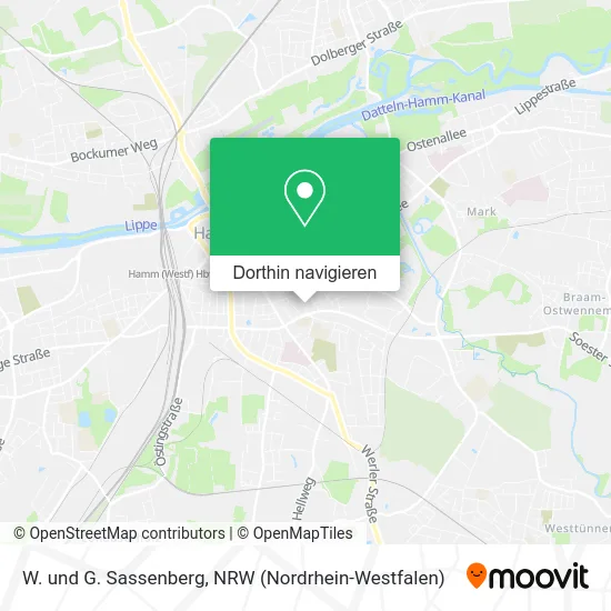 W. und G. Sassenberg Karte