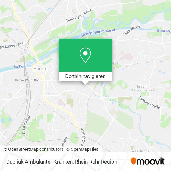 Dupljak Ambulanter Kranken Karte