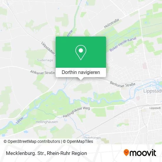 Mecklenburg. Str. Karte