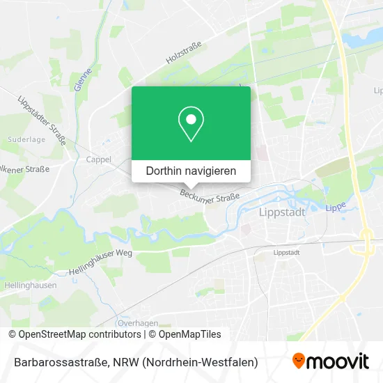 Barbarossastraße Karte