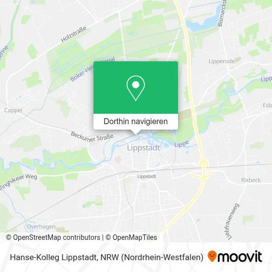 Hanse-Kolleg Lippstadt Karte