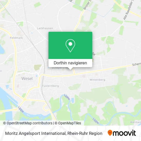 Moritz Angelsport International Karte