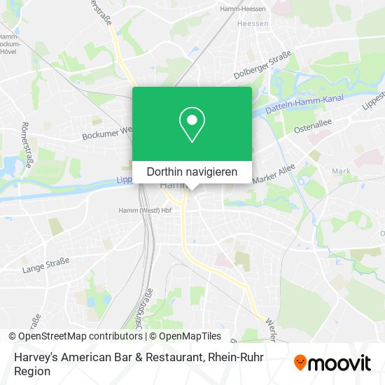 Harvey's American Bar & Restaurant Karte