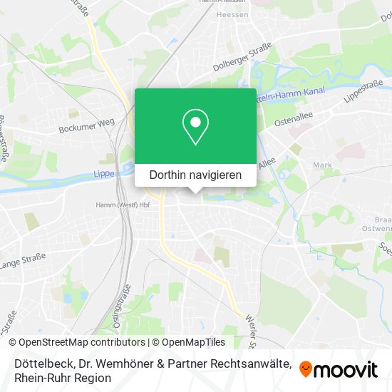 Döttelbeck, Dr. Wemhöner & Partner Rechtsanwälte Karte