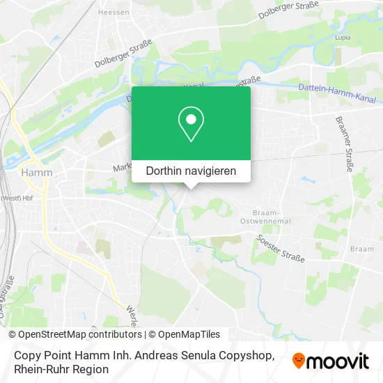 Copy Point Hamm Inh. Andreas Senula Copyshop Karte