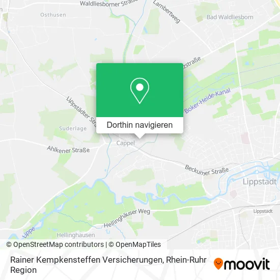 Rainer Kempkensteffen Versicherungen Karte