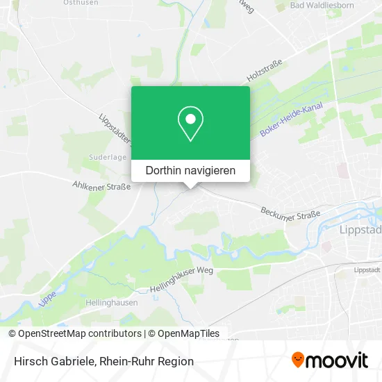 Hirsch Gabriele Karte