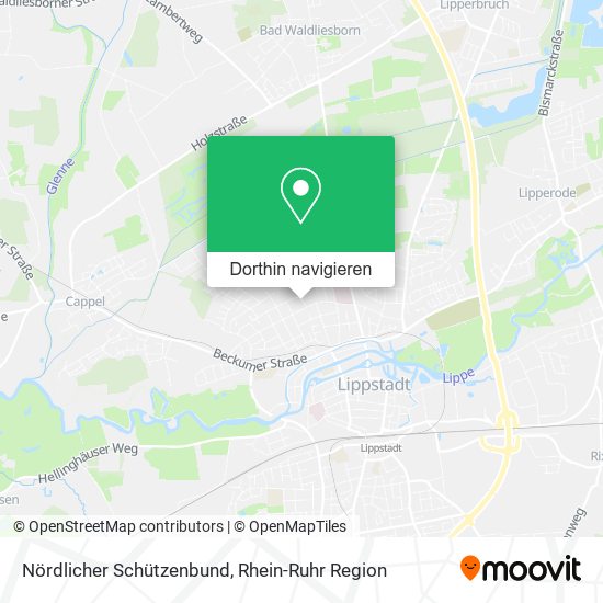 Nördlicher Schützenbund Karte