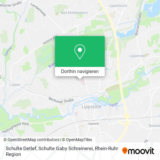 Schulte Detlef, Schulte Gaby Schreinerei Karte