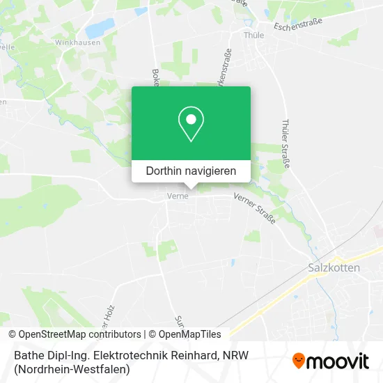 Bathe Dipl-Ing. Elektrotechnik Reinhard Karte