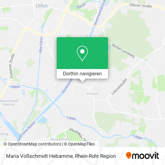 Maria Voßschmidt Hebamme Karte