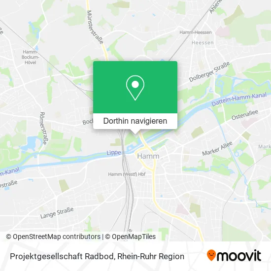 Projektgesellschaft Radbod Karte