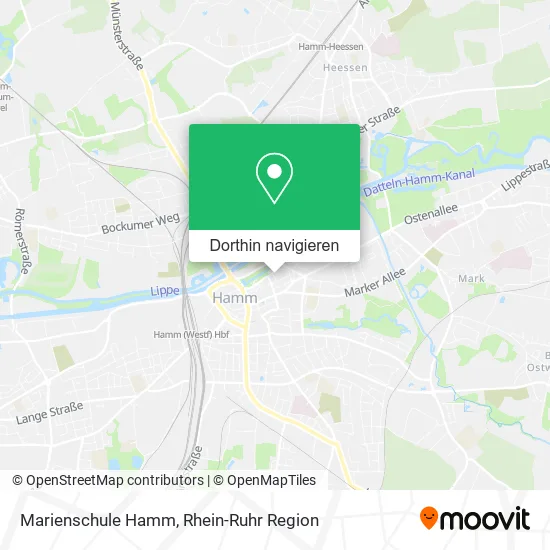 Marienschule Hamm Karte