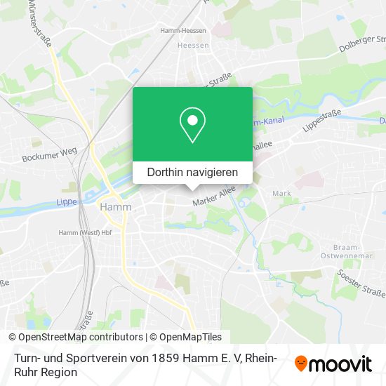 Turn- und Sportverein von 1859 Hamm E. V Karte