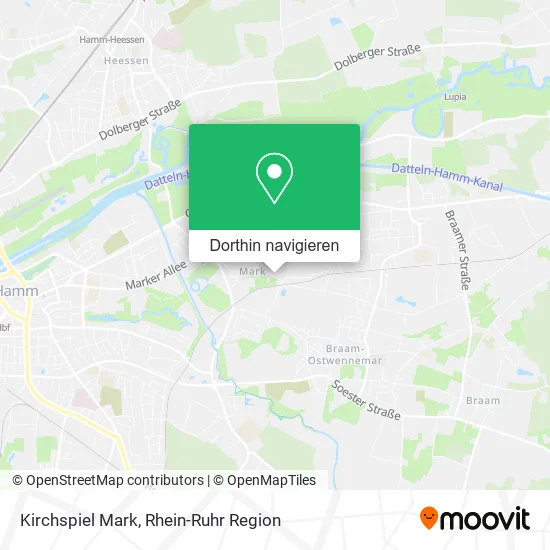 Kirchspiel Mark Karte