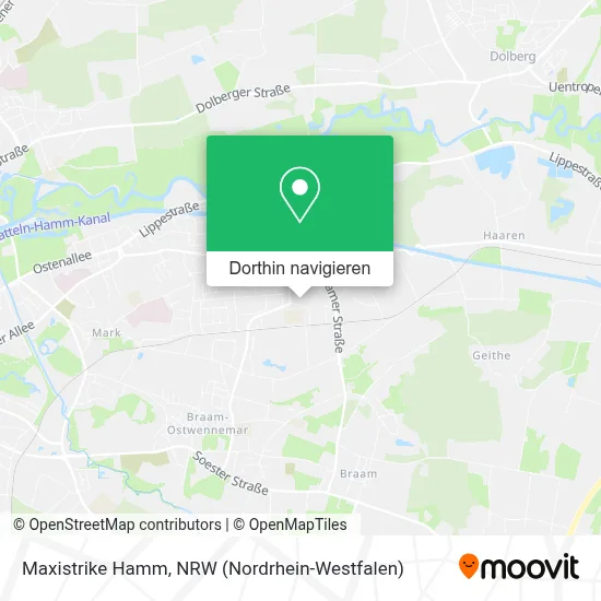 Maxistrike Hamm Karte