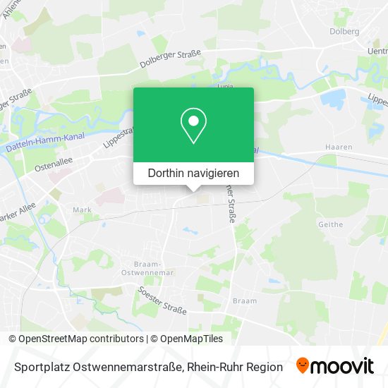 Sportplatz Ostwennemarstraße Karte