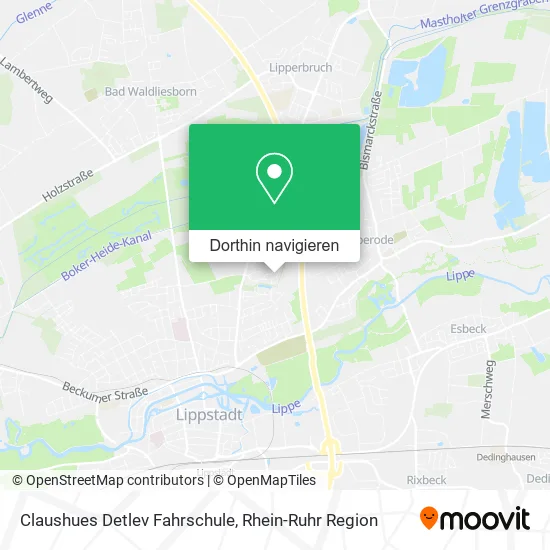 Claushues Detlev Fahrschule Karte