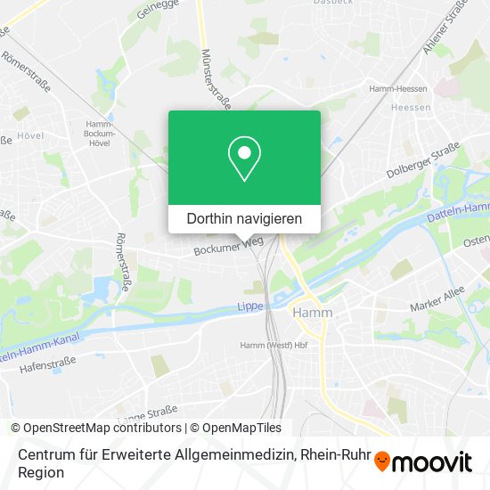 Centrum für Erweiterte Allgemeinmedizin Karte
