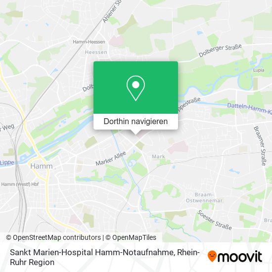 Sankt Marien-Hospital Hamm-Notaufnahme Karte