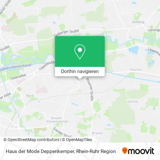 Haus der Mode Deppenkemper Karte