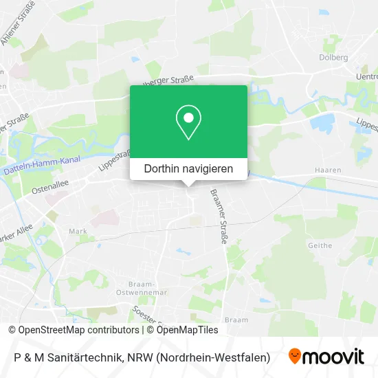 P & M Sanitärtechnik Karte