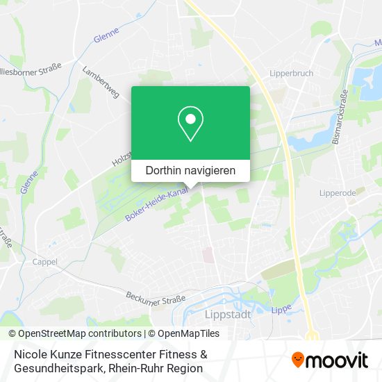Nicole Kunze Fitnesscenter Fitness & Gesundheitspark Karte