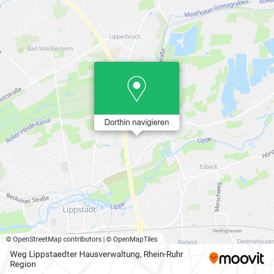 Weg Lippstaedter Hausverwaltung Karte