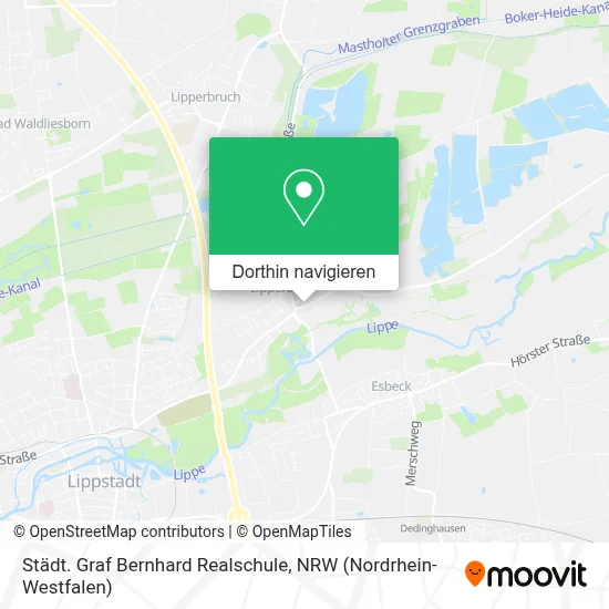 Städt. Graf Bernhard Realschule Karte