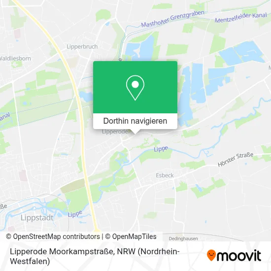 Lipperode Moorkampstraße Karte