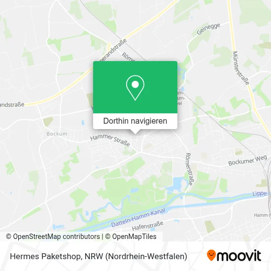 Hermes Paketshop Karte