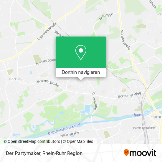 Der Partymaker Karte